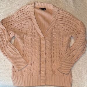 GAP Kids Blush color Cable Knit Cardigan